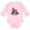AD-Pink, variant on Squirrel Superhero Landing with Acorns Boys or Girls Long Sleeve Baby Bodysuit