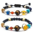 thumbnail image 4 of tredstone Solar Systems Bracelet Unisex Handmade Elastic Replacement Decorative Easy Matching Bangle Jewelry Birthday Gift Type 4, 4 of 5