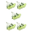 thumbnail image 3 of relayinert 10pcs/set Celebrate Christmas In Style Stunning Silk Flower Arrangements – Many Colors Available Can Change The Shape Light Green color 5Set, 3 of 6