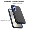 thumbnail image 4 of Galaxy S24 Case, Defender Phone Case For Samsung Galaxy S24 6.2",Takfox Heavy Duty Shockproof Rugged Rubber Full Body Protective, 3 in 1 Hybrid Bumper Hard Cover (Blue), 4 of 8