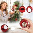 thumbnail image 1 of 1/5pcs Christmas Heat Transfer Printing Sublimation Ball Holiday Ornament Xmas Tree Bauble Home Decoration, 1 of 2