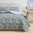 thumbnail image 6 of Coastal Quilt Set - Lightweight, Soft, All-Season - 2-Piece Reversible Bedding Set (Twin / Twin XL, Harborview), 6 of 6