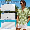 thumbnail image 5 of Yuyamidu Pickle Shirt Couples Vacation Outfits Matching Sets Mens Beach Shirts Womens Hawaiian Dresses Flowy Tank Sleeveless Summer Dress Matching Cruise Outfits for Couples S, 5 of 6