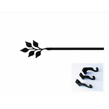Leaf Curtain Rod MED (Hardware is INCLUDED)