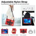 thumbnail image 6 of XYX Kids Case for Samsung Galaxy Tab A9+/A9 Plus Case 11 inch with Shoulder Strap, Shockproof Handle Kickstand (2023, SM-X210/X216/X218), Red, 6 of 7