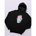 thumbnail image 3 of Anime Couple Sweet Kiss Hoodie Women -Image by Shutterstock, Female 5X-Large, 3 of 4