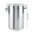 thumbnail image 3 of Spptty Récipient à Café en Acier Inoxydable, Bocal de Rangement sous Vide pour Sucre Thé Grains, Récipient à Café en Acier Inoxydable, Bocal de Rangement pour Sucre, 3 of 8