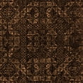 thumbnail image 1 of Ahgly Company Indoor Square Abstract Orange Modern Area Rugs, 3' Square, 1 of 4