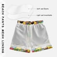 thumbnail image 3 of FORMRS Boys Swim Trunks Quick Dry Mesh Lining Beach Boardshorts, Sizes XS-XL, Colorful Birds Pattern, 3 of 7