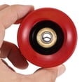 thumbnail image 4 of Unique Bargains Roues de Longboard 60mm avec Roulements ABEC-11 Roues de Rue pour Skateboards Cruiser 80A, Clair Rouge Doré 4 Pack, 4 of 4