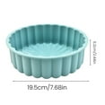 thumbnail image 5 of Shoreew Silicone Cake Mold Flexible Large Round Breads Molds Oven Microwave Dishwasher Reusable Kitchen Bakeware for Baking Cake Breads Pies Tarts Jello, 5 of 7
