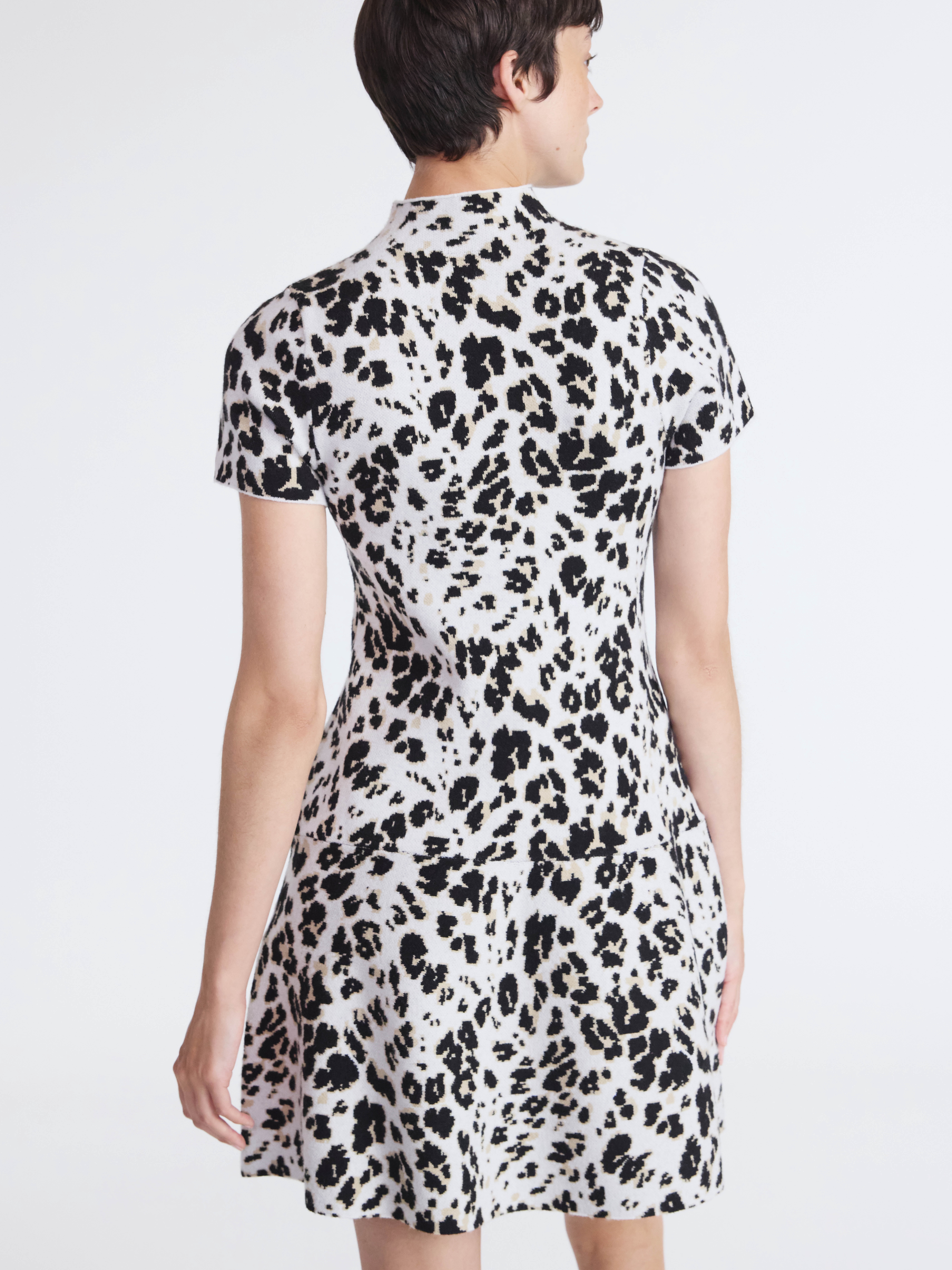 Scoop Women's and Women’s Plus Fit and Flare Jacquard Sweater Dress, Sizes XS-4X