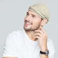 thumbnail image 3 of Turbante para Hombre, Bufanda con Forro de Seda Satinada, Turbante Tipo Camiseta para Rastas., 3 of 4