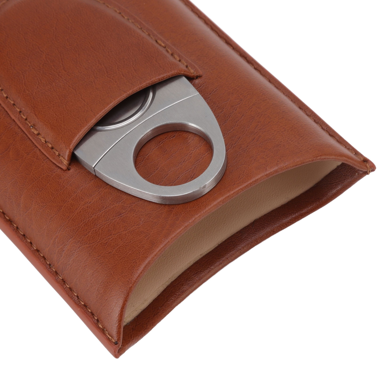 Finger Cigar Case,3 Finger Cigar Case Portable Cigar Case Cigar Casewith Cutter Sleek Aesthetic