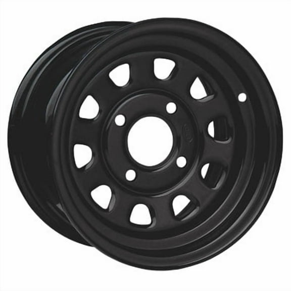 4/137 Itp Steel Wheel 12X7 4.0   3.0 Black for Can-Am Defender Hd10 Pro Lone Star 2021-2022