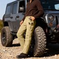 thumbnail image 4 of Wutalume Men's Tactical Ripstop Cargo Pants with Multiple Pockets, Water-Resistant and Fleece-Lined for Warmth, Ideal for Hiking, Camping, Construction Work and Outdoor Activities,Khaki S, 4 of 8