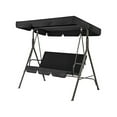 thumbnail image 3 of Funda para silla de columpio para jardín al aire libre, patio, silla de columpio, asiento y cubierta superior, toldo para sombrilla, color negro Methold  HA005105-16, 3 of 6