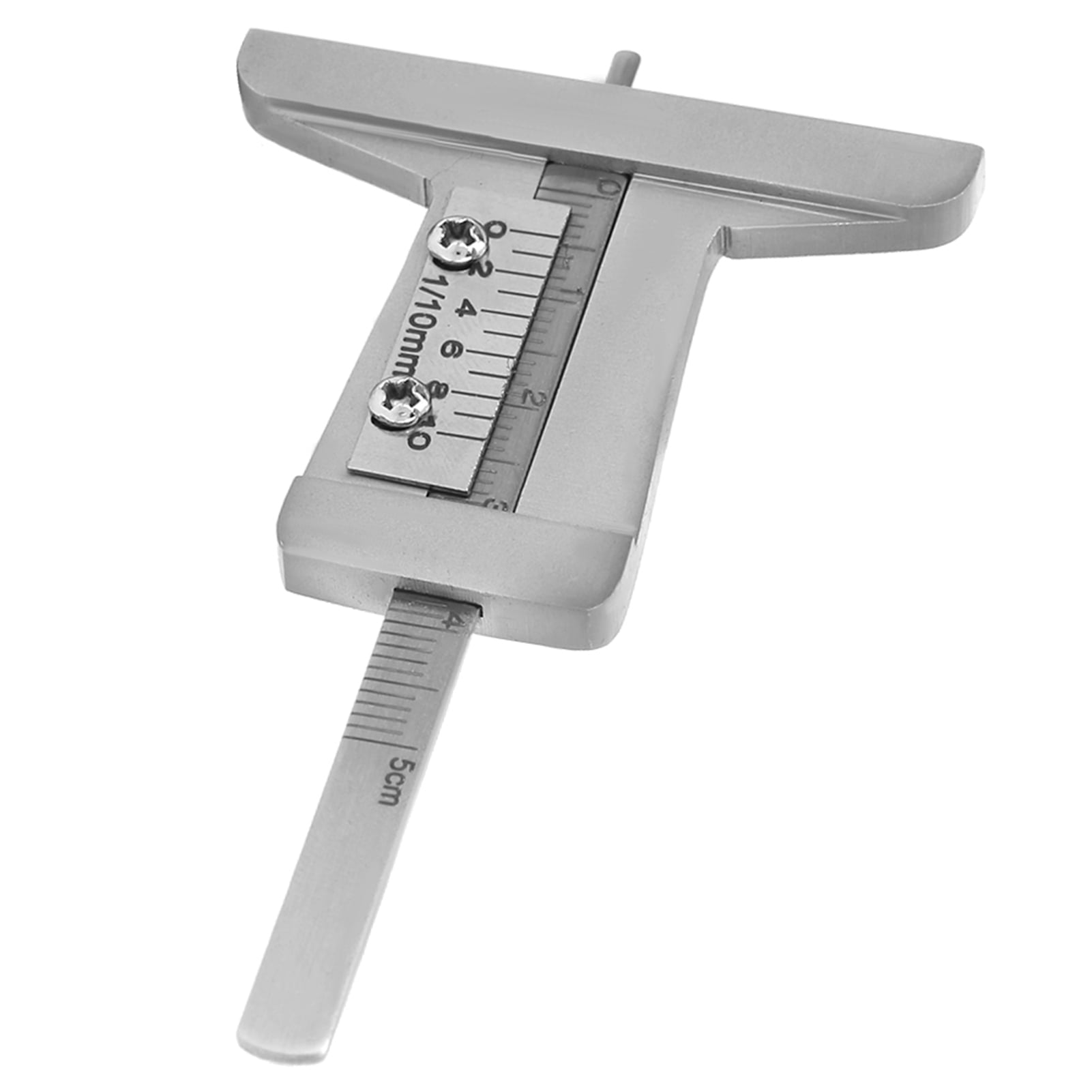 Tyre Tread Depth Gauge, Stainless Steel Tire Tread Depth Meter 010mm