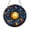 Stained Glass 7.87 Inch, variant on Solar System Planets Decorative Stained Glass Style Christmas Ornament, Real Glass Space Inspired Holiday Tree Hanging Decor