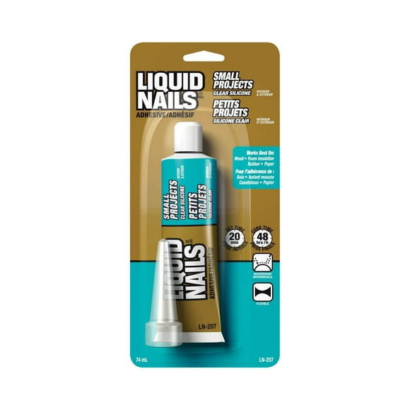 LIQUID NAILS Clear Silicon Adhesive