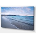 thumbnail image 2 of Waves Splashing the Calm Seashore - Modern Seascape Canvas Artwork, 2 of 3