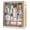 Coffee, variant on HioHa Closet Organizer with Shelves, Dustproof Clothing Rack for Hanging Clothes, 67 x 18 x 50 Inches, Gray