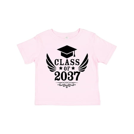 

Inktastic Class of 2037 with Graduation Cap and Wings Gift Toddler Boy or Toddler Girl T-Shirt