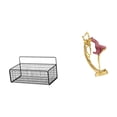 thumbnail image 6 of Storage Basket Wire Hanging Organizer Ballet Dancing Girl Statue Iron Construction for Office Bedroom Home Use, 6 of 8