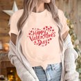 thumbnail image 6 of VKOYWKM Love Heart T Shirts Women Valentines Day Shirts Cute Love Heart Graphic Tees Short Sleeve Casual Crew Neck Holiday T Shirts Classic Romantic Valentine Cute Clothes, 6 of 7