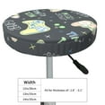 thumbnail image 2 of Goofa Gamers Printed Stool Covers Round, Waterproof Round Bar Stool Covers Anti-Slip Round Bar Stool Seat Cover with Elastic Bands Durable -, 2 of 7
