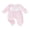 Pink, variant on BemeyourBBs Newborn Baby Girl Little Sister Outfit Plaid Footied Romper Little Sis Bow Embroidery Long Sleeve Doll Collar Full Length Footed Jumpsuit Cute Infant Girls Spring Fall Winter Clothes