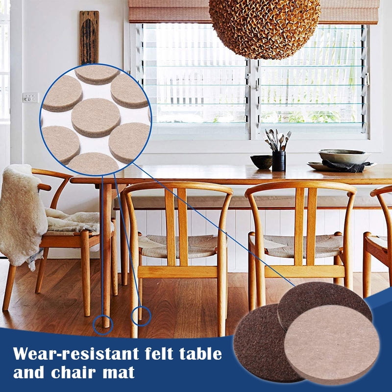 VALINK Furniture Pads Felt Pads for Furniture on Hardwood Floors Chair Leg Floor Protectors Chair Felts Walmart