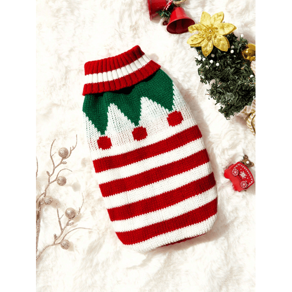 Christmas Style Striped Cute & Cozy Pet Sweater