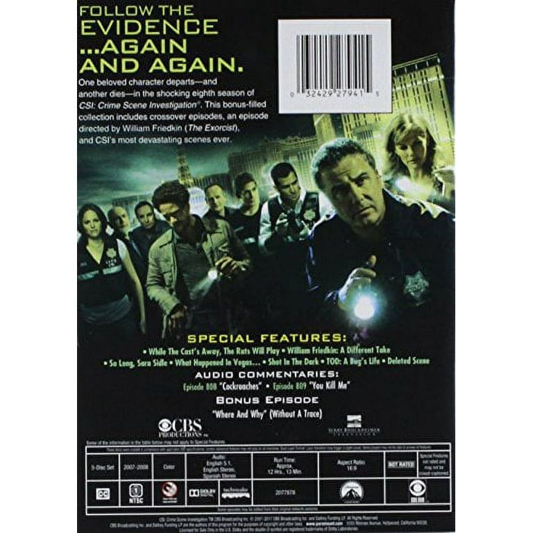 CSI: 科学捜査班 シーズン8 コンプリートDVD BOX-I TVドラマ DVD