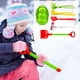 thumbnail image 5 of Fiudx Liquidación de ahorros de verano Fabricante de nieve, fabricante de clips, forma de nieve, plantilla de arena, herramienta, Kit de juguete de nieve de invierno, 5 of 7