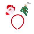thumbnail image 2 of Qarigey 12 Uds. De diademas navideñas para mujer, clásicas astas de reno, Santa, árbol de Navidad, hebilla para el pelo, diadema encantadora, Accesorio para el cabello Papá Noel y árbol Qarigey AP013012-07, 2 of 6