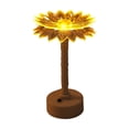 thumbnail image 2 of Lámpara de mesa LED con luz nocturna amarilla cálida, decoración compacta para dormitorio, diseño de plástico eficiente en energía, 17.5x8 cm, 2 of 6