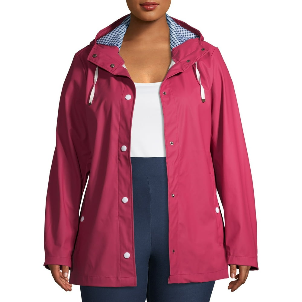Big Chill Big Chill Women's Plus Size Slicker Rain Coat