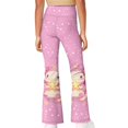 thumbnail image 3 of DISNIMO Pink Axolotl Girls Flare Leggings 5 Bootcut Yoga Pants for Kids High Waisted Bell Bottoms for Dance Workout Yoga Pants for Kids Yoga Pants Flare with Pockets, 3 of 7