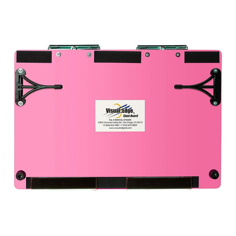 Visual Edge Slant Board for Writing and Reading (Pink