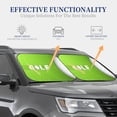 thumbnail image 4 of Vsdgher golf ball Print Car Windshield Sun Shade, Reflective Sunshade Window Sunshade Sun Visor Protector Fit for Cars,Trucks,SUVs-Large, 4 of 6