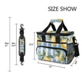 thumbnail image 3 of FORMRS Insulated Cooler Bag 24 Cans Capacity Soft Leakproof Lunch Box with Side Pockets, Retro Lemon Leaves, 3 of 7