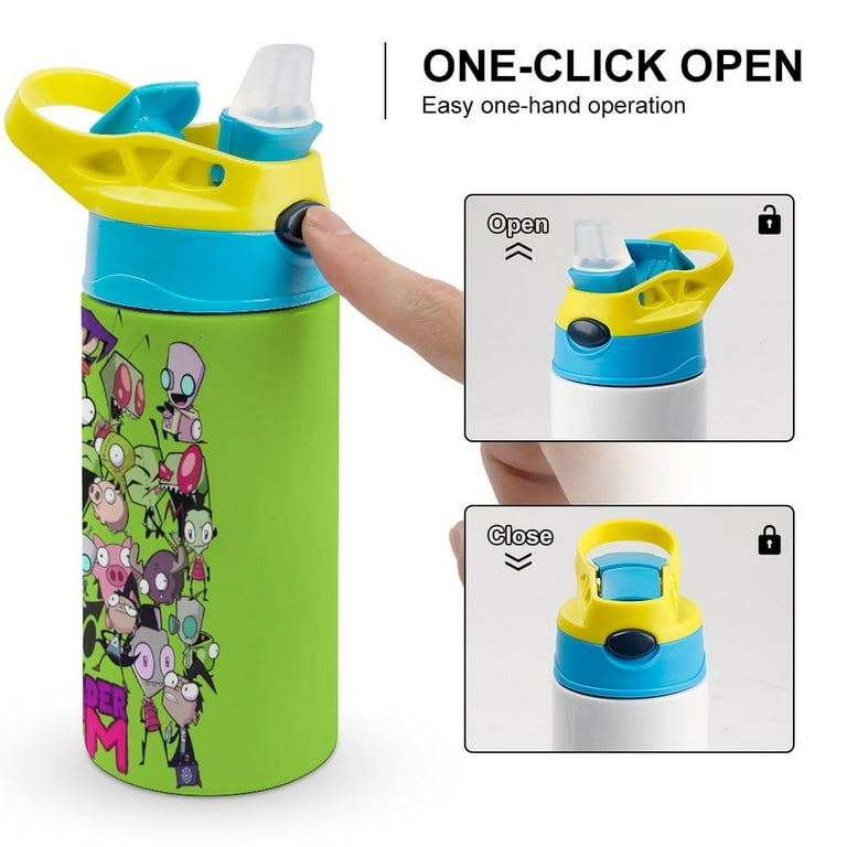 Invader Zim Stainless Steel Insulated Water Cup for Boys Girls