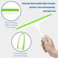 thumbnail image 3 of 3pcs Plastic Window Squeegee Cleaning Tool for Shower Glass Doors Bathroom Rectangle 1pc Plastic Hook Hanger with Iron Hook Self Adhesive Sticker Mixed color 5.8~21.9x5.8~24.8x0.2~1cm, 3 of 6