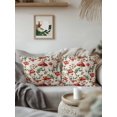 thumbnail image 3 of Outdoor Pillows Waterproof, Red Mushrooms Bedding Throw Pillows with Insert for Couch Sofa Bed, Maple Leaves Plants Vintage Botanical 16x16 Inch Pillowcases Decorative Camping Patio Pillow Set of 1, 3 of 8