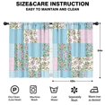 thumbnail image 2 of Blackout Kids Curtains,Pioneer Flower Floral Print Pattern Childrens Insulated Curtains Set Of 2,Bedroom Essentials,Toddler Room Decor 42"x54", 2 of 5