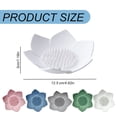 thumbnail image 2 of 1 Pcs Soap Draining Tray Dish, Flexible Non-Slip Silicone Soap Dish,Lotus Flowers Soap Dish with Drain for Kitchen Bathroom Shower Bathtub Counter, 2 of 9