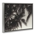 thumbnail image 3 of Stupell Industries Dark Palm Leaves Botanical & Floral Photography Gray Floater Framed Canvas Art Print Wall Art, 31 x 25, 3 of 9