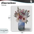 thumbnail image 4 of Stupell Industries Farmhouse Farmer's Market Florals Canvas Art, 16 x 20, by Alisha Kiara Design, 4 of 8