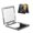 Square, variant on Bald Eagle Cool Art Portable Double-Sided Face Mirror Square, Magnifying Compact Pocket Mirror with PU Leather Cover